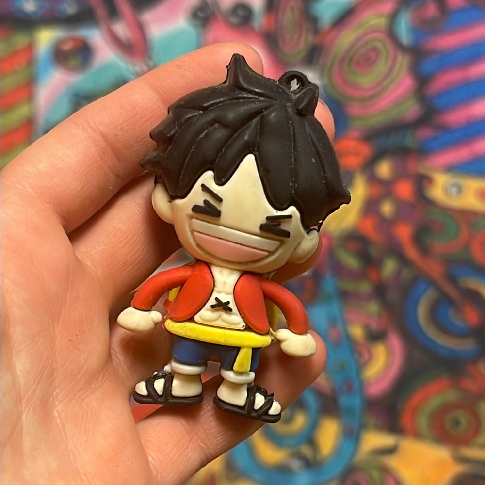 Colorful One Piece Anime Character Keychain